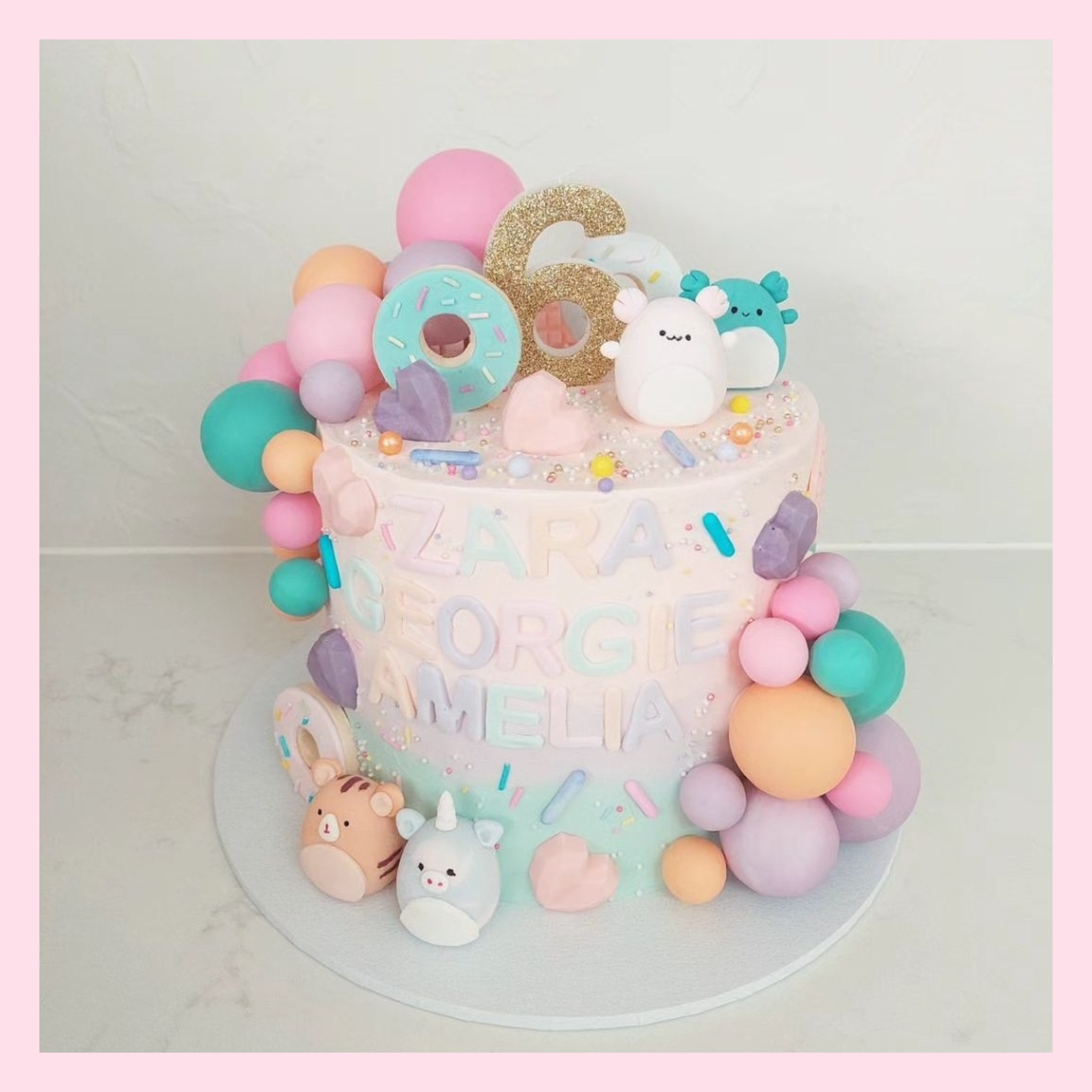 Squishmallow Cakes Delivery in Sydney Birthday Fairy Birthday