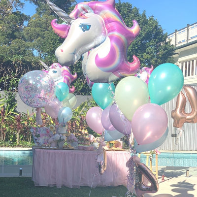 Inside a unicorn party