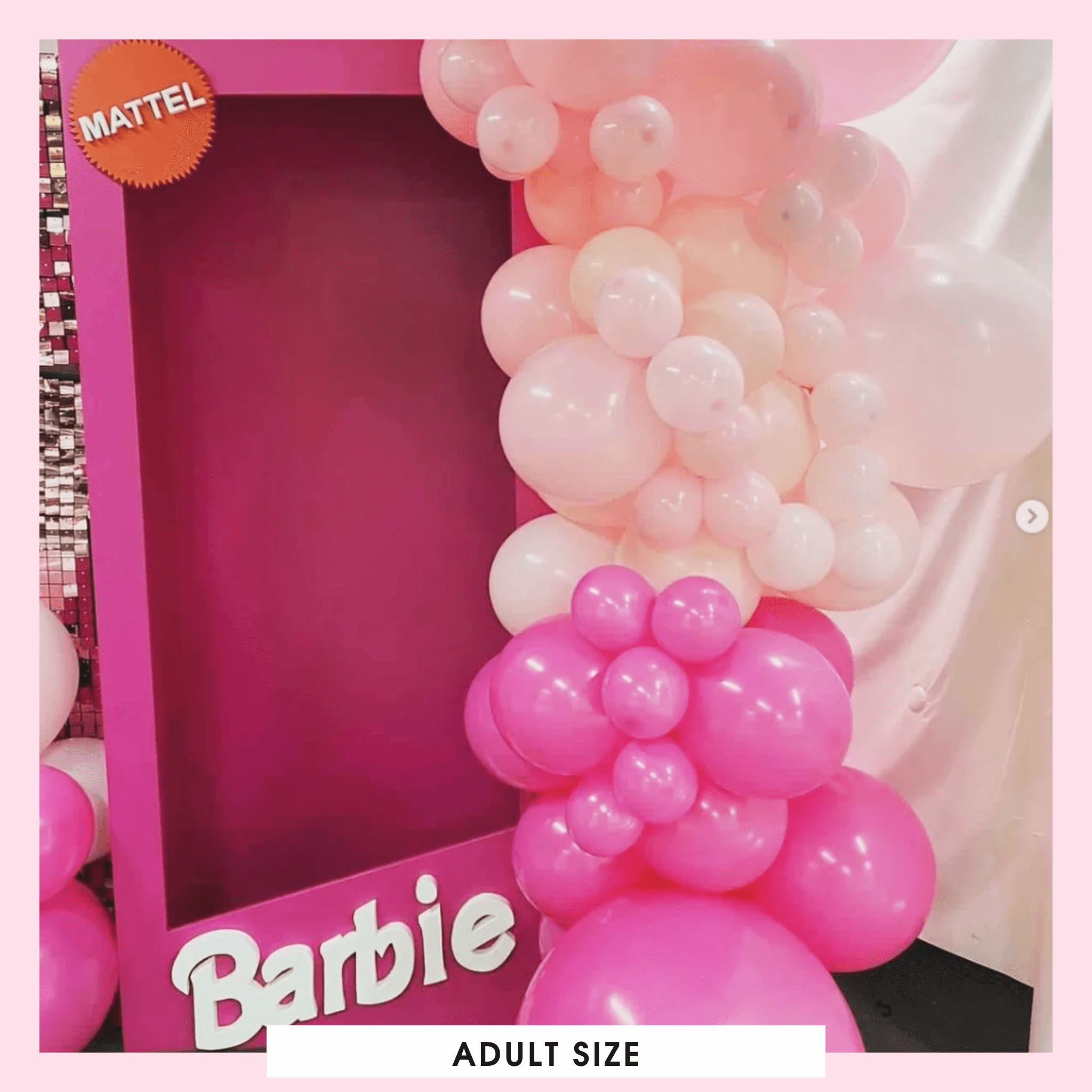 Barbie Box Photo Booth Life Size Doll Box Medium Stand In