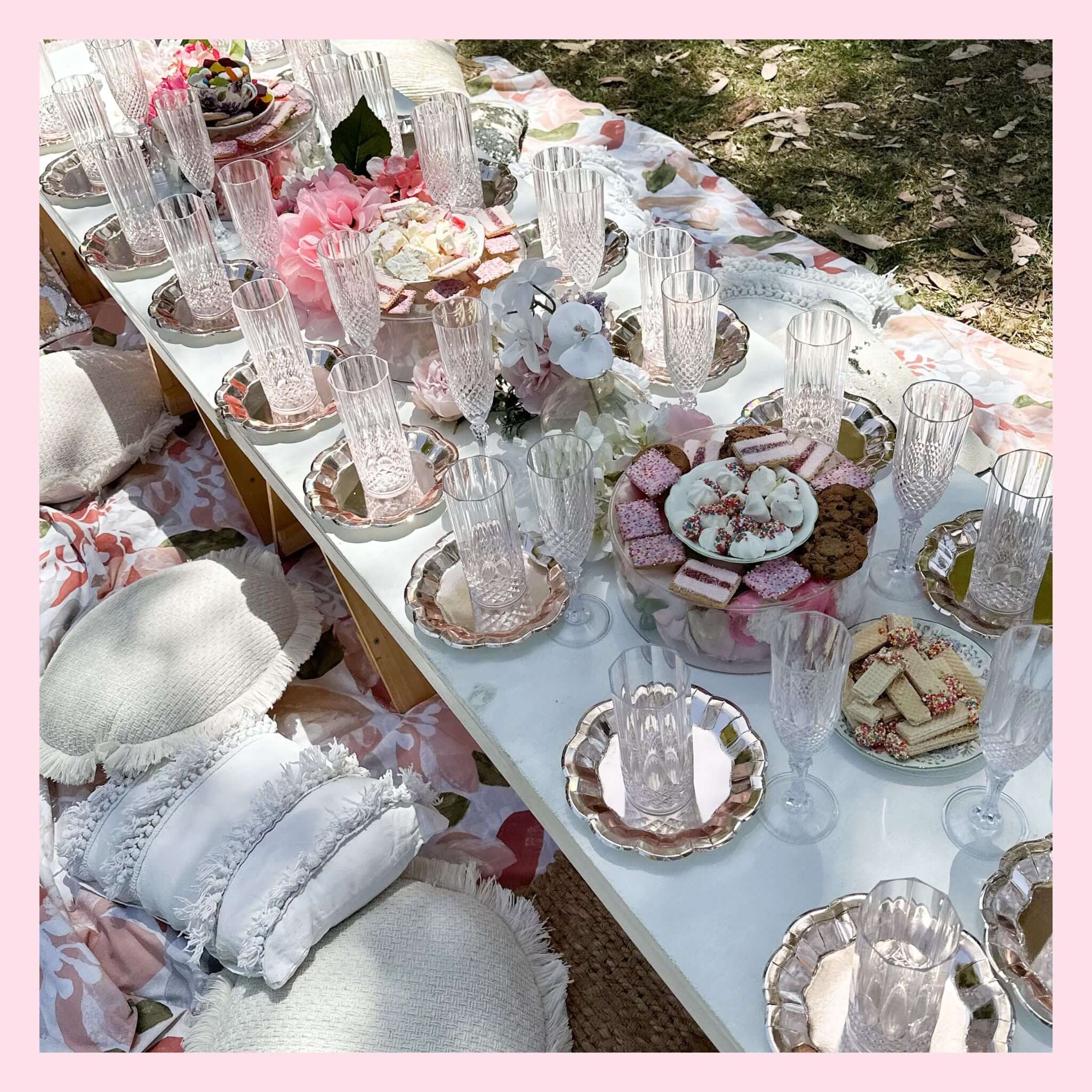 Picnic table hire Birthday Fairy Australia